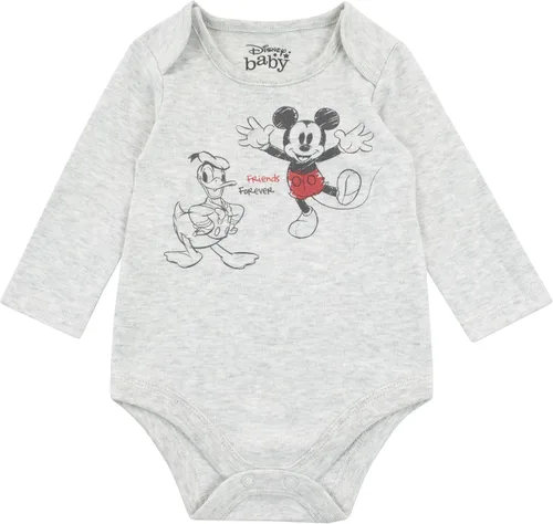 Vista 2 de Disney Conjunto de 5 piezas con gorro y babero de Mickey Mouse y Donald Duck para bebé niño