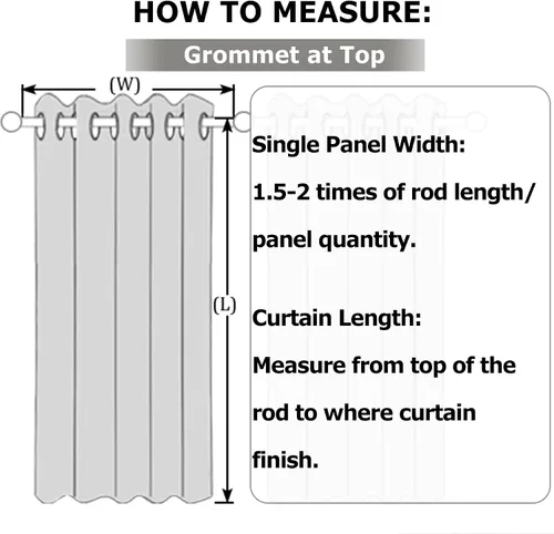 Vista 6 de Frelement Cortinas de Navidad de terciopelo afelpado para sala de estar, cortinas de oscurecimiento con ojales en la parte superior, cortinas