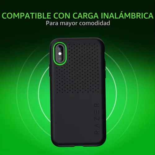 Vista 5 de Razer Arctech Pro Funda para iPhone Xs / iPhone Xs: termafena y refrigeración de rendimiento de ventilación, compatible con carga inalámbrica Mate