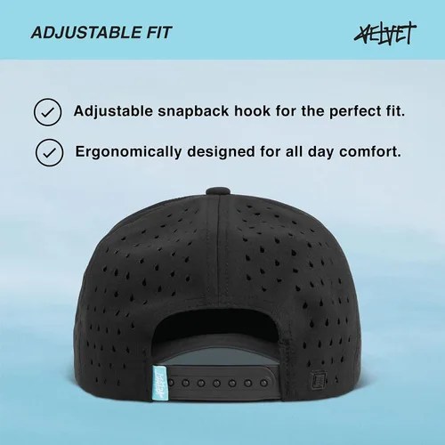 Vista 6 de Hydro - Gorra de béisbol impermeable para deportes, resistente al agua, para todos los días, golf, talla única, unisex, Negro