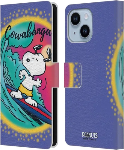Vista 80 de Head Case Designs Funda de piel con licencia oficial de Peanuts Beach Surf Snoopy Boardwalk Airbrush compatible con Apple iPhone 11