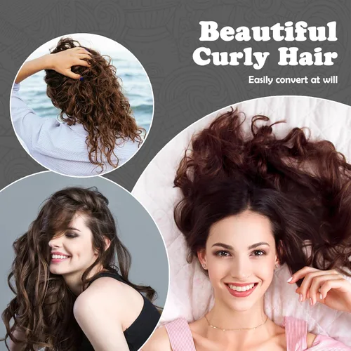 Vista 7 de Juego de rodillos de cabello 18 piezas, rodillos de cabello con pinzas y peine, rizadores de peluquería, estilos DIY, Sungenol 3 tamaños de rodillos