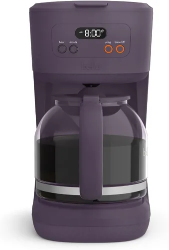 Vista 11 de bella Cafetera programable de 12 tazas, accesorios reutilizables aptos para lavavajillas, pantalla LCD de fácil uso, apagado automático, 900 vatios