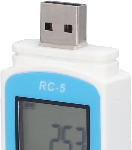 Vista 8 de Fydun Registrador de datos de temperatura USB IP67 32000 lecturas registrador de datos de temperatura para cadena de frío para el hogar, estudio