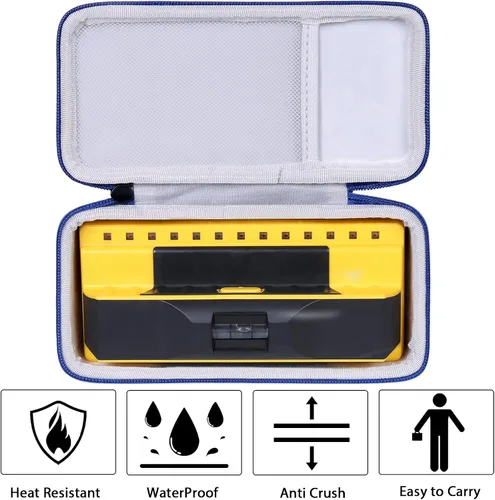 Vista 4 de khanka Estuche de viaje rígido de repuesto para Franklin Sensors ProSensor 710 710+ T11 T13 Professional Stud Finder (azul)