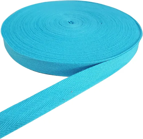 Vista 9 de Cinta de espiga de 50 yardas, cinta de algodón para coser (beige, 1 pulgada) Materiales respetuosos con el medio ambiente, suaves