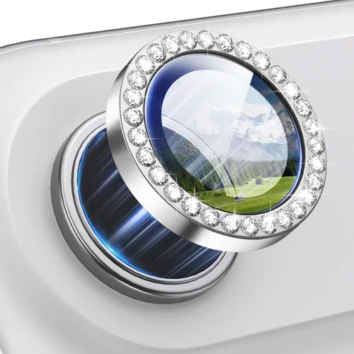Vista 66 de Protector de lente de cámara para iPhone 15 Pro/iPhone 15 Pro Max, anillo de metal individual, dureza 9H, protector a prueba de arañazos, accesorios