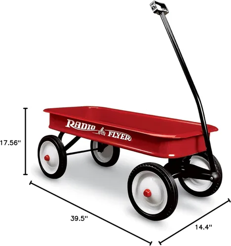 Vista 3 de Radio Flyer - Remolque clásico en color rojo