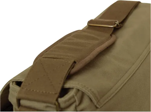 Vista 6 de Rothco Bolso bandolera de lona vintage de lujo, Verde oliva (Olive Drab)