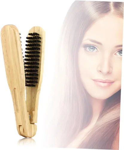 Vista 8 de 2 peines alisadores de cabello para mujer, pinza para el cabello, cepillo para enderezar el cabello, cepillo para enderezar el cabello, peine