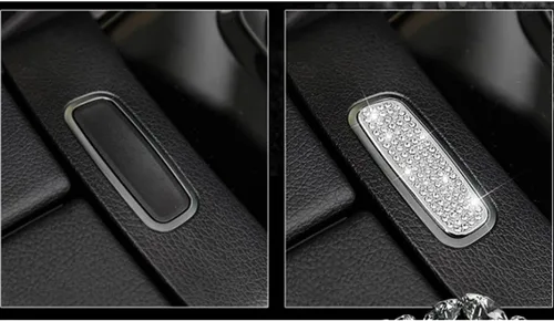 Vista 4 de Accesorios brillantes para Mercedes Benz 2019-2024 Clase A B CLA GLA GLB apliques de diamantes de imitación