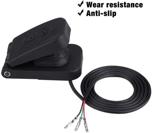 Vista 2 de Pedal de freno, universal de plástico ATV acelerador de pie acelerador de control de velocidad Pedal de freno bicicleta electrónica Kart Pedal Lock