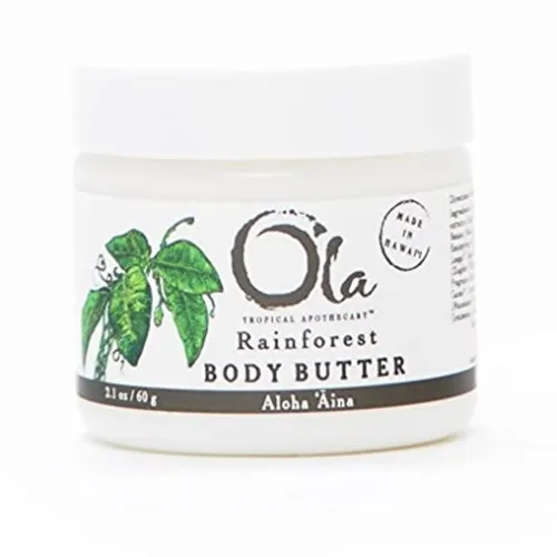 Vista 8 de Mantequilla corporal de coco Ola con aceites tropicales puros y extractos de plantas - 2.1 oz