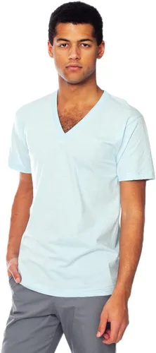 Vista 23 de American Apparel - Playera fina de mangas cortas, con cuello en V, para hombre/unisex