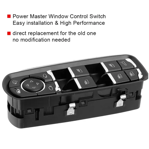 Vista 4 de Interruptor de control de ventana Power Master ABS para Porsche Cayenne 2011-2016