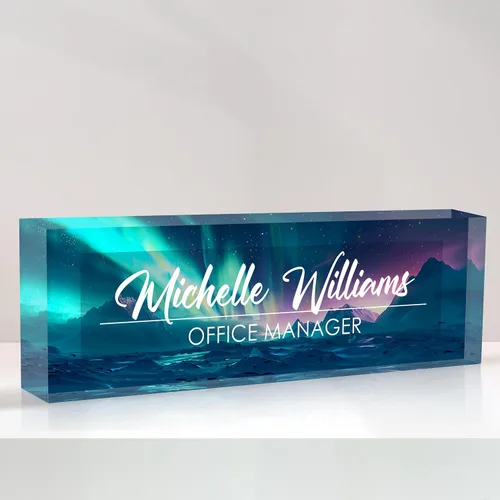 Vista 27 de Placa de nombre personalizada para escritorio, placa de nombre de escritorio personalizada, placa de nombre acrílica, accesorios de escritorio
