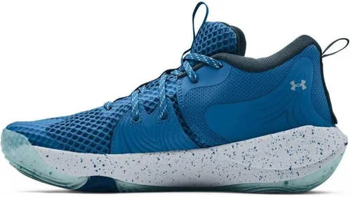 Vista 3 de Under Armour Zapatos de baloncesto Embiid 1 para hombre, Negro