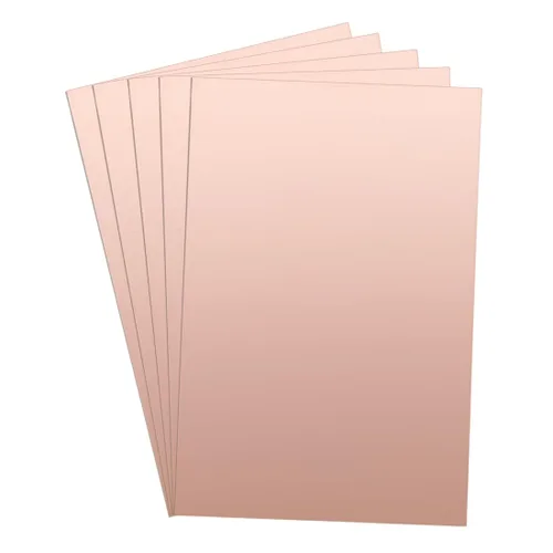 Vista 7 de Uxcell 5 piezas 70x50mm Placa de circuito PCB de doble cara con revestimiento de cobre laminado FR4 de 1mm de grosor para prototipos DIY
