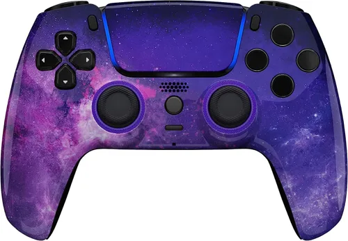 Vista 37 de Custom Wireless Controller Compatible with PS5 - Multiple Designs Available (Abstract Fusion)