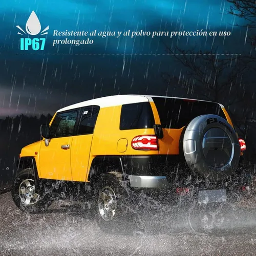 Vista 5 de TT-ABC Ultimate Mods - Luces traseras para Toyota FJ cruiser 2006-2020, luces traseras LED, lámpara modificada (transparente)