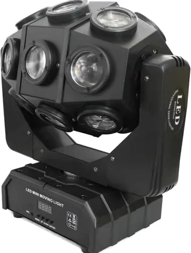 Vista 8 de Iluminación giratoria de 360° de DJ de las luces del haz de la etapa con 18