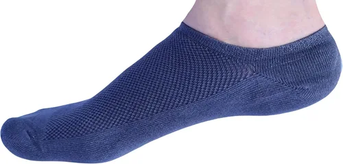 Vista 3 de Miza - Calcetines de bambú para mujer, 5 pares, corte bajo para tenis sin cordones