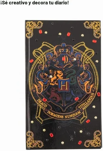 Vista 5 de Innovative Designs Harry Potter - Juego de diario brillante para niños, con calcomanías y gemas