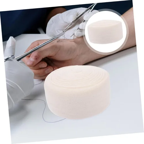 Vista 7 de PRETYZOOM 1roll Moderate Compression Tubular Bandage for Legs Arms Wrist Elbow Disassemblable Elastic Bandage Wrap