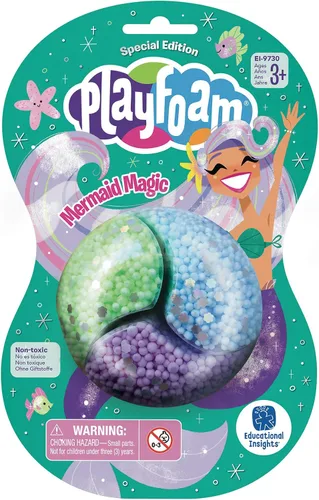 Vista 2 de Educational Insights Playfoam - Juego de 12 cápsulas gigantes para fiesta mágica de sirena, juguete sensorial y juguete sensorial, a partir de 3 años