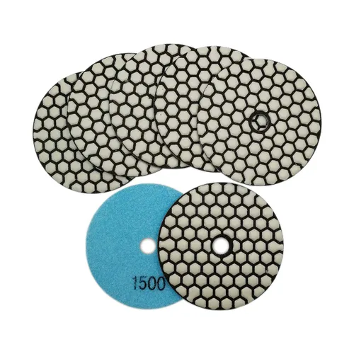 Vista 12 de SHDIATOOL Almohadillas de pulido de diamante seco de 4 pulgadas, grano 50, almohadillas de lijado de diamante, almohadillas de pulido para granito