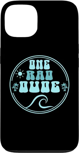 Vista 7 de One Rad Dude 1st Birthday Surf Beach Groovy Case for iPhone 17