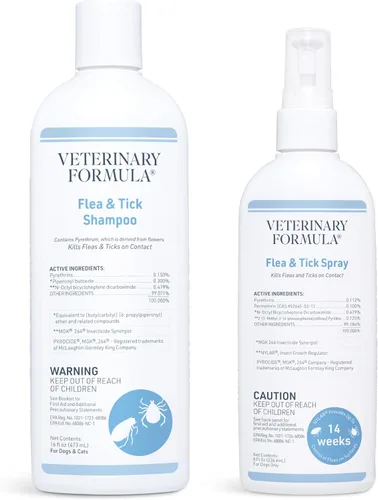 Vista 10 de Veterinary Formula Champú para pulgas y garrapatas para perros y gatos, 16