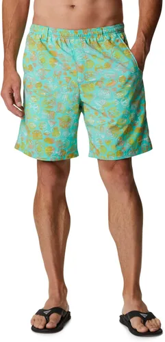 Vista 107 de Columbia Super Backcast - Pantalón corto de agua para hombre Impresión de tinte negro