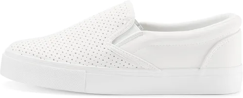 Vista 6 de JENN ARDOR - Tenis informales de moda para mujer, cómodos tenis planos sin cordones
