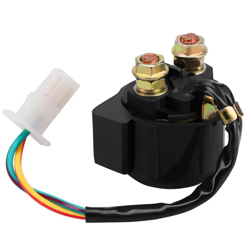 Vista 8 de Relé de solenoide de arranque para Honda TRX300 Fourtrax 300 1988-2000 / TRX200 Fourtrax 200 1984 / TRX250 Fourtrax 250 1985-1987 / TRX250 Sportrax