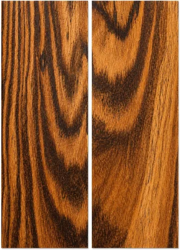 Vista 9 de IECAP LLC Paneles de madera a espejo de madera de palo negro africano para mango de cuchillo – Materiales para mango de cuchillo – Escalas