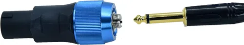 Vista 5 de Adaptador Speakon a 1/4 na4ljx conector actualizado de 1/4 pulgadas ts Jack hembra a NL4FC macho convertidor son para convertir cable a NL4FC