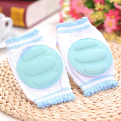 Vista 7 de 3 pares de rodilleras para gatear Protector de seguridad ajustable transpirable impermeable, rodilleras elásticas para bebés, niños pequeños