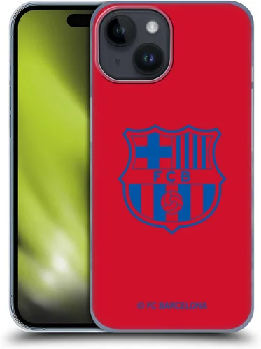 Vista 8 de Head Case Designs Funda rígida con licencia oficial del FC Barcelona Barca Crest y compatible con Apple iPhone 15
