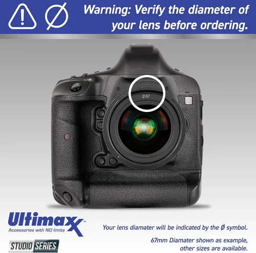 Vista 2 de Ultimaxx Kit de accesorios de 2.638 in para Canon EOS Rebel T7i, T6i, T6s, SL2, SL3, 77D, 750D, 760D, 800D, 200D, 8000D, KISS X8i y más; incluye