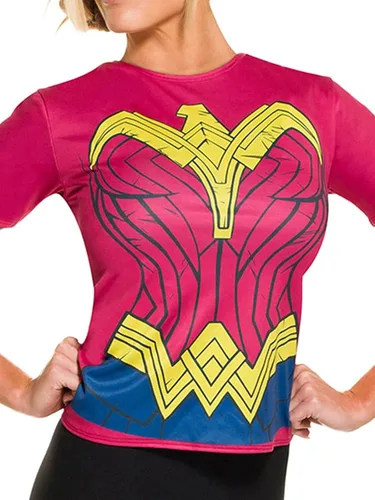 Vista 2 de Rubies womens Dc Comics Wonder Woman Costume Top