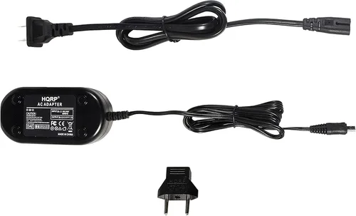 Vista 2 de HQRP Adaptador de corriente alterna compatible con Canon VIXIA HF R100, VIXIA HF R11, ZR800, ZR830, Legria HF-R16 HF-R17 HF-R18 HF-R106 Camcorder