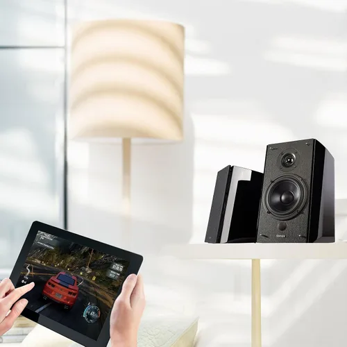 Vista 2 de Altavoces de estantería Edifier R2000DB Active Negro (Piano Black)