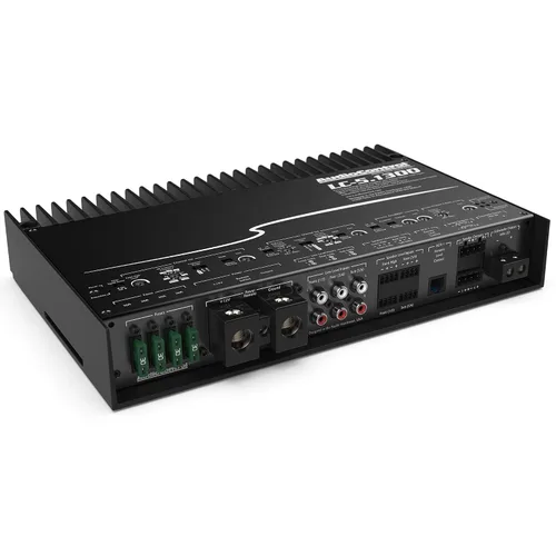 Vista 4 de AudioControl LC-5.1300 Amplificador de audio para automóvil de alta potencia de 3/5 canales de 1300 W clase D con AccuBASS, alta fidelidad, entradas