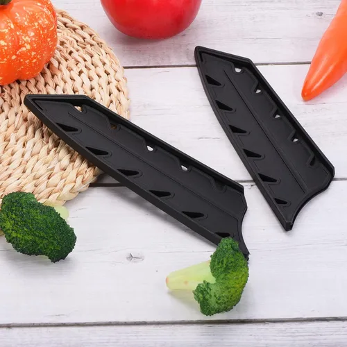 Vista 6 de PATIKIL Fundas de plástico para cuchillo de chef de 8 pulgadas o cuchillo Santoku de 7 pulgadas, paquete de 2 cuchillos, protector de cuchilla