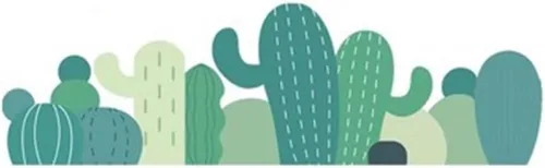 Vista 11 de Paneles de pared 3D de dibujos animados de cactus 3D, pegatinas de pared suaves anticolisiones/papel pintado, acolchado de pared para jardines