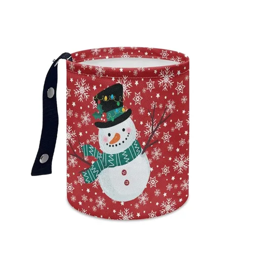 Vista 21 de American Flag Foldable Car Trash Can Small Hanging Car Garbage Can Car Trash Bag Wastebasket Garbage Storage Organizer Trash Bin