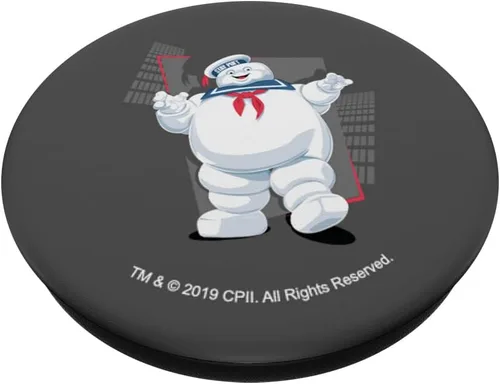 Vista 2 de Ghostbusters Veco Stay Puft PopSockets PopGrip: agarre intercambiable para teléfonos y tabletas