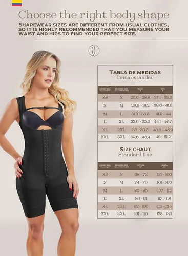 Vista 4 de Faja Mia 0670 Fajas Colombianas Reductoras y Moldeadoras Postparto Body Shaper para mujeres después de la cirugía de compresión