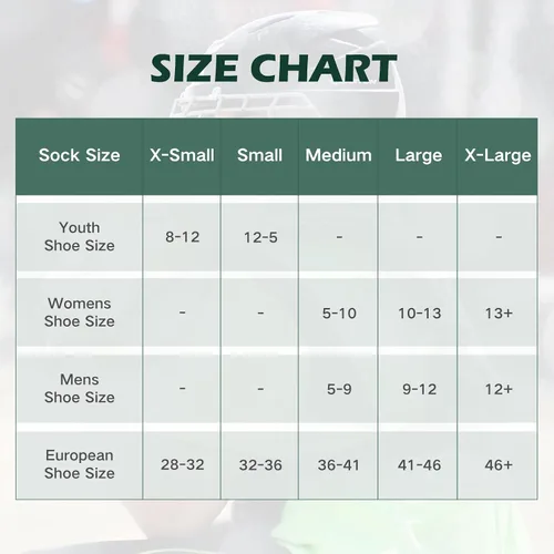 Vista 6 de American Trends Calcetines de sóftbol con puntadas para mujeres o niñas jóvenes Calcetines de sóftbol de béisbol hasta la rodilla atléticos
